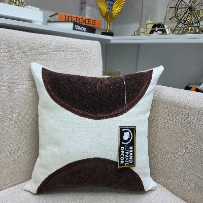 Art D design brown  pillow cover 