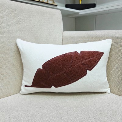 Art leave burgudy rectangle cover 