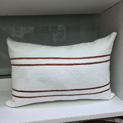 Art line rectangle burnt orange 