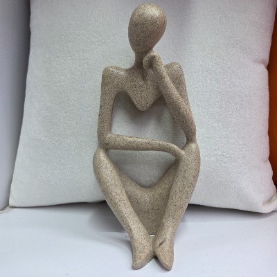 Big off white thinking man