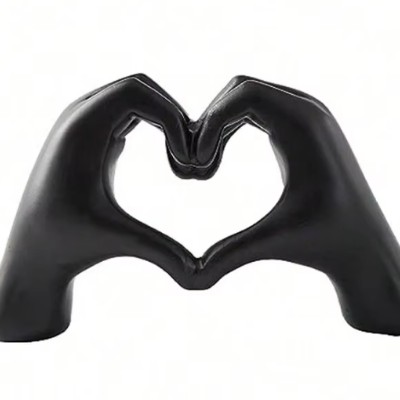Black  hand heart 