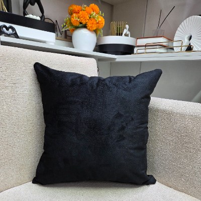 Black velvet pillow cover 50*50cm 