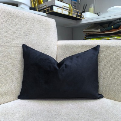 Black velvet rectangle cover 