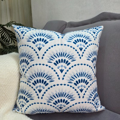 Blue bloom 50*50 pillow cover 