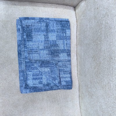 Blue partern bed runner 