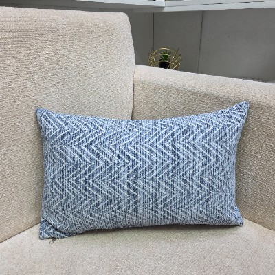 Blue waves  pillow cover rectangle 
