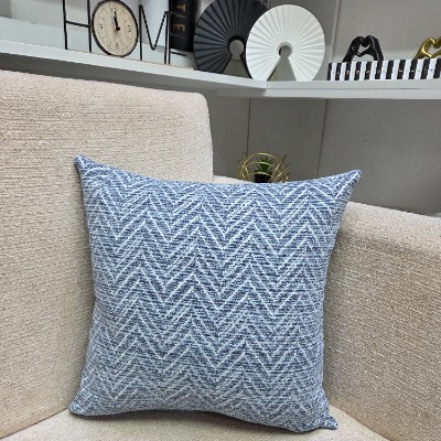 Blue waves  pillow cover 