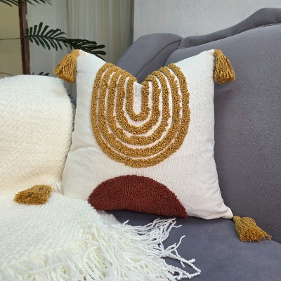 Boho art pillow cover 800
