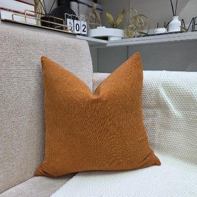 Burnt orange import pillow cover 