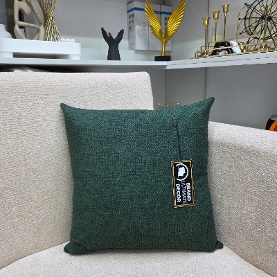 Bush olive green pillow cover 