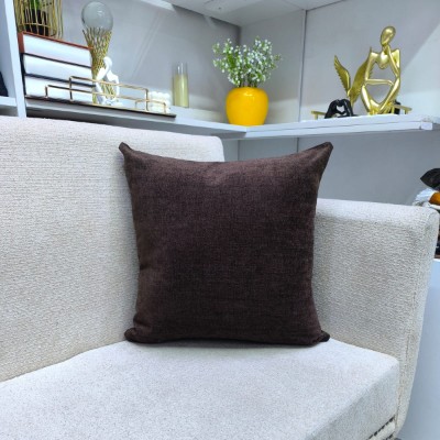 Coffee brown 50*50 pillow cover 