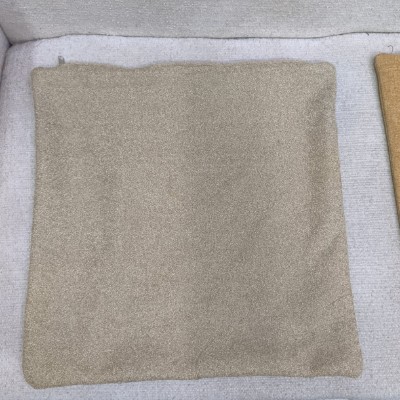 Faux cokita beige pillow cover 50*50cm 