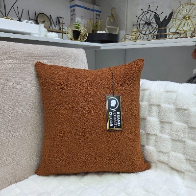 Faux heavy burnt orange 50*50cm 