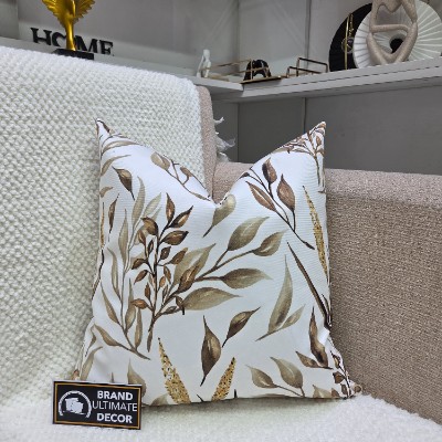 Floral bush  pillow cover 