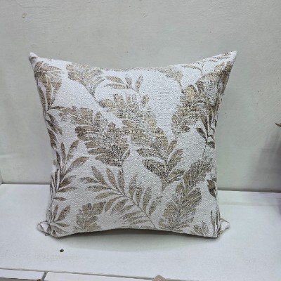 G_Green flower squre pillow cover 