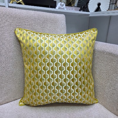 Hex mesh throw pillow cover