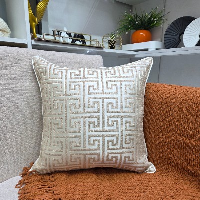 Jacquard beige 50*50cm 