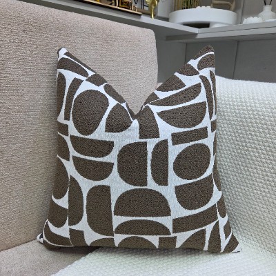 Lafuma  brown pillow cover 