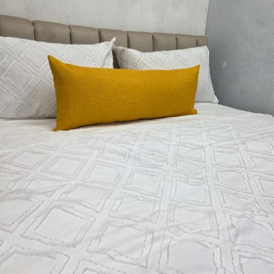 Long bed pillow mustard 