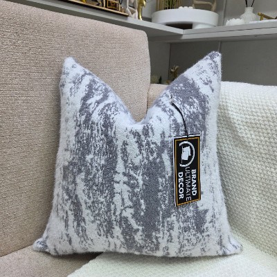 Madrid grey pillow cover