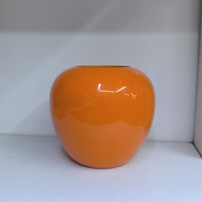 Melamine orange vase 
