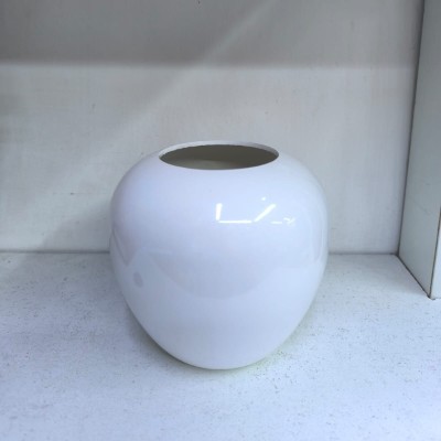 Melamine vase white 