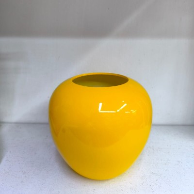 Melamine vase yellow 