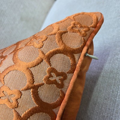 Mesh burnt orange cover 4