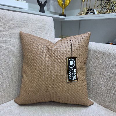 Pu leather pillow cover 