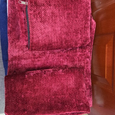 Rectangle velvet maroon cover