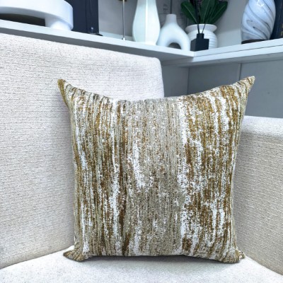 Rustic shimmer pillow cover 