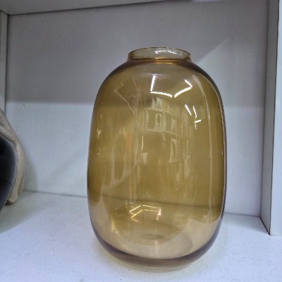Ta Flower vase (glass) leaves 