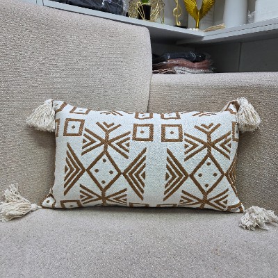 Tribla brown pillow cover rectangle 