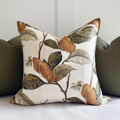 Vintage floral k pillow case