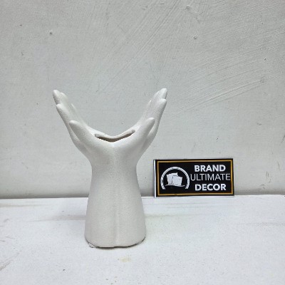 White hand decor 