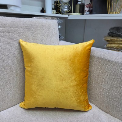 Yellow plain  velvet 