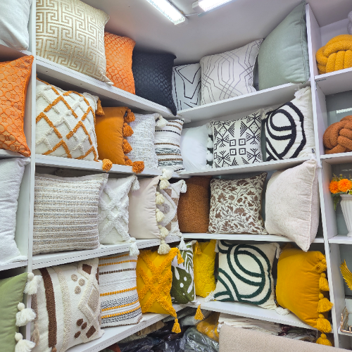 Decorative throw pillows 